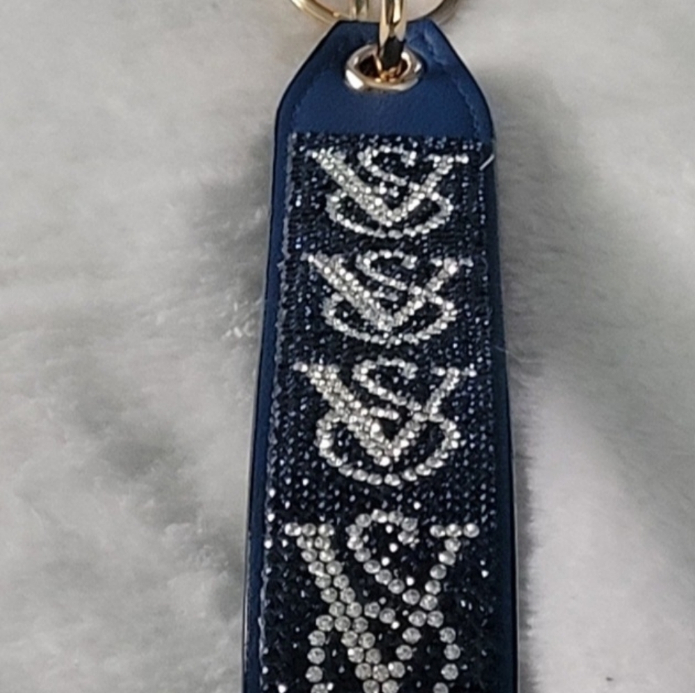Nwt VS Wristlet Keychain Blue sapphire and Silver With Rhinestone.Read Full Post - Picture 10 of 12